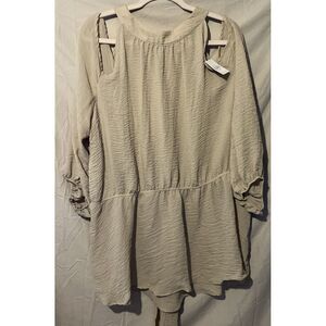 Ladies Cato Plus Size Top Size 26/28 Off Shoulder‎ Sleeves